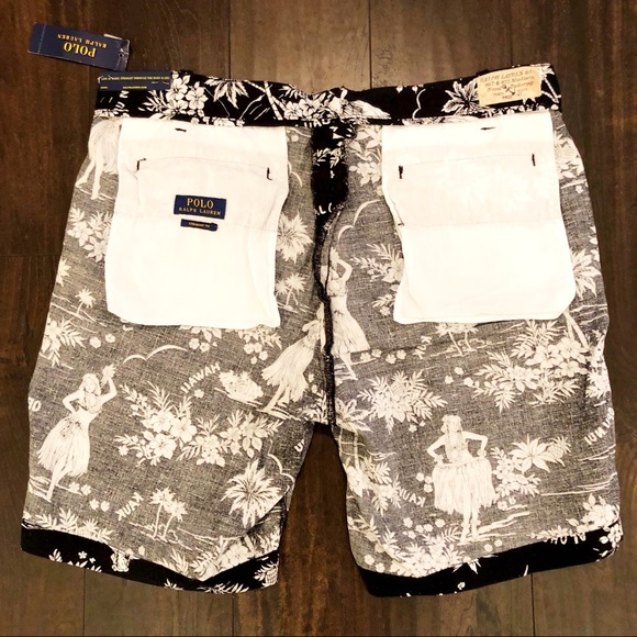 SOLD!!! Polo Ralph Lauren Luau Shorts - Picture 8 of 8